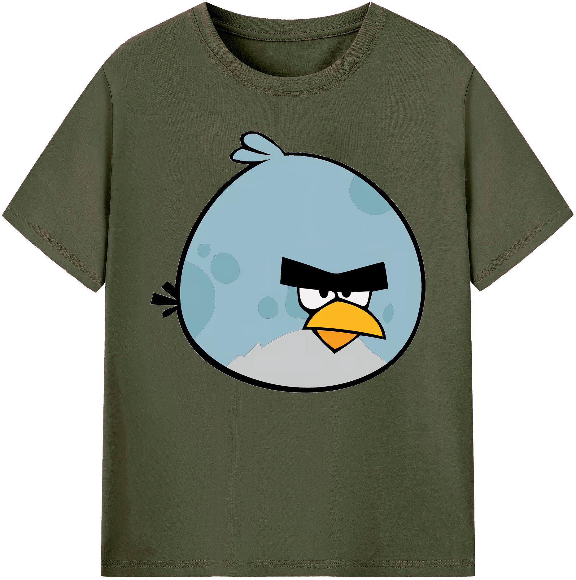 （画像用） Angry Birds アングリーバード 綿100％ メンズ半袖Tシャツ｜肌触りやわらか＆通気性